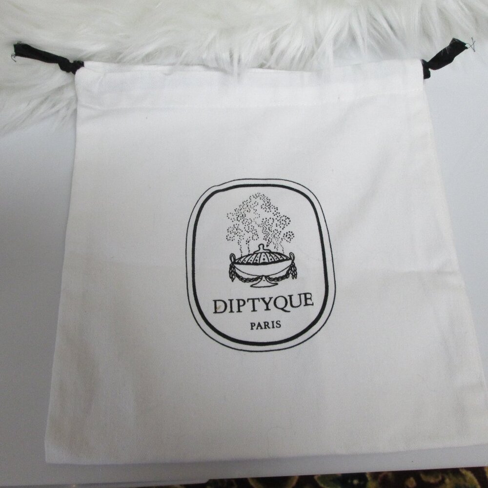Diptyque Paris White Drawstring Protective bag Collectors